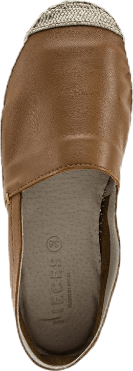 Katie Leather Espadrille Brown