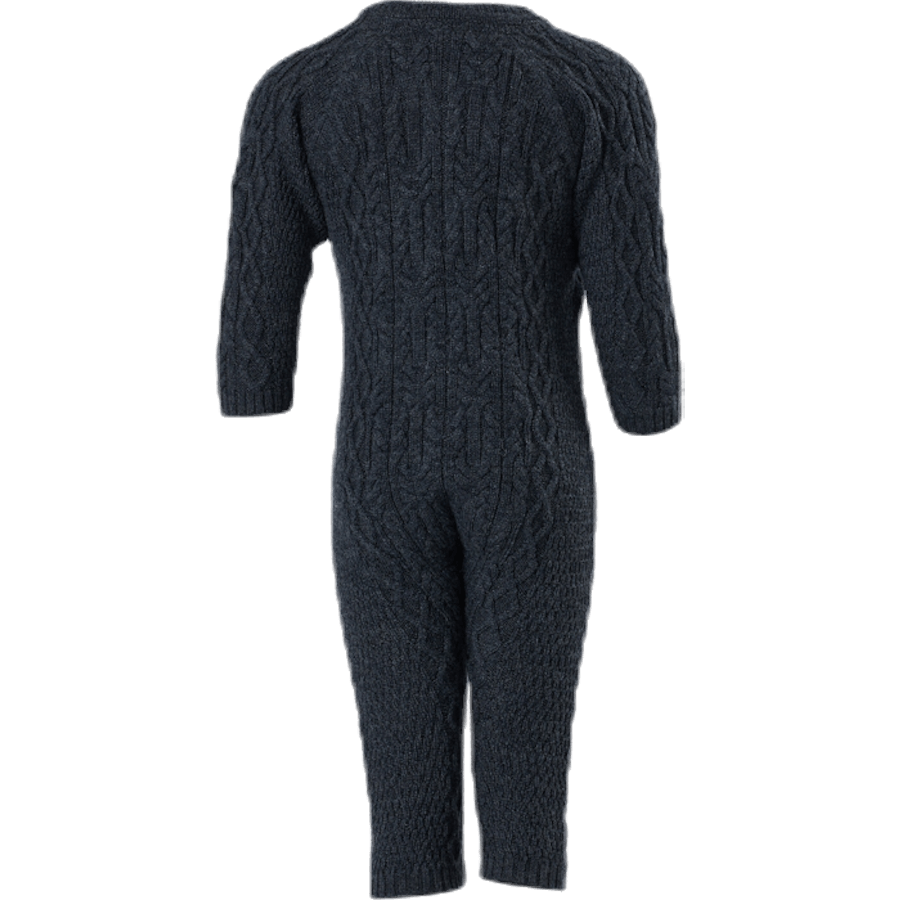 Wrilla Wool Ls Knit Suit Blue