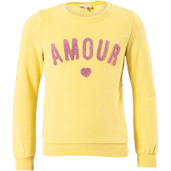 Peyton L/S O-Neck Swt Yellow