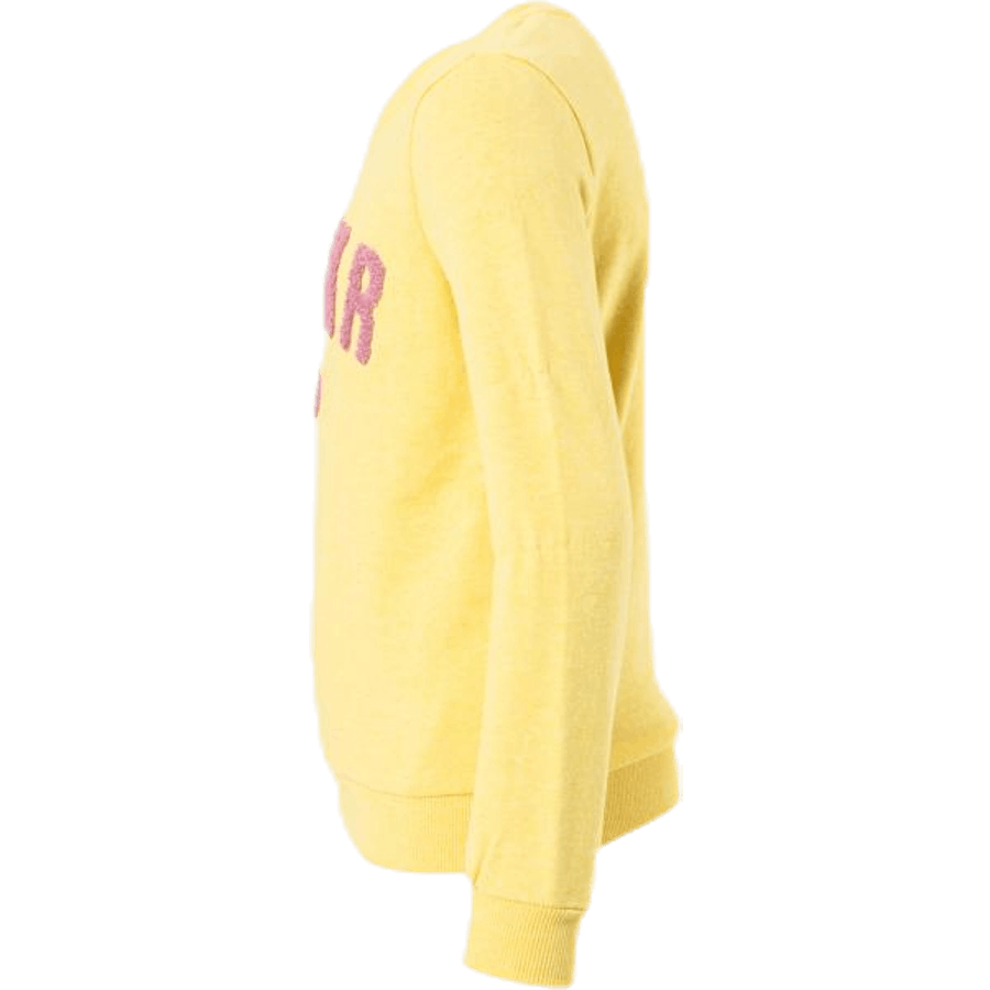 Peyton L/S O-Neck Swt Yellow