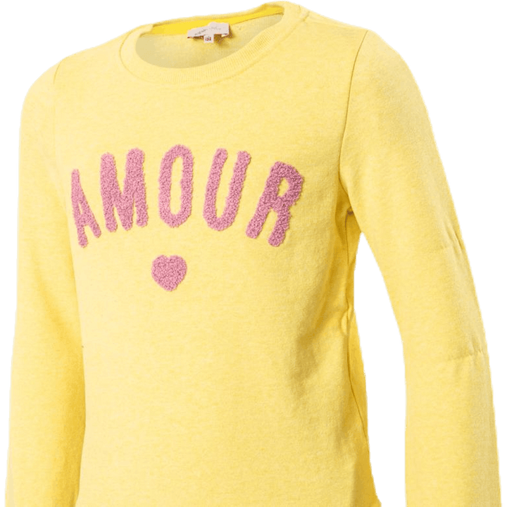 Peyton L/S O-Neck Swt Yellow