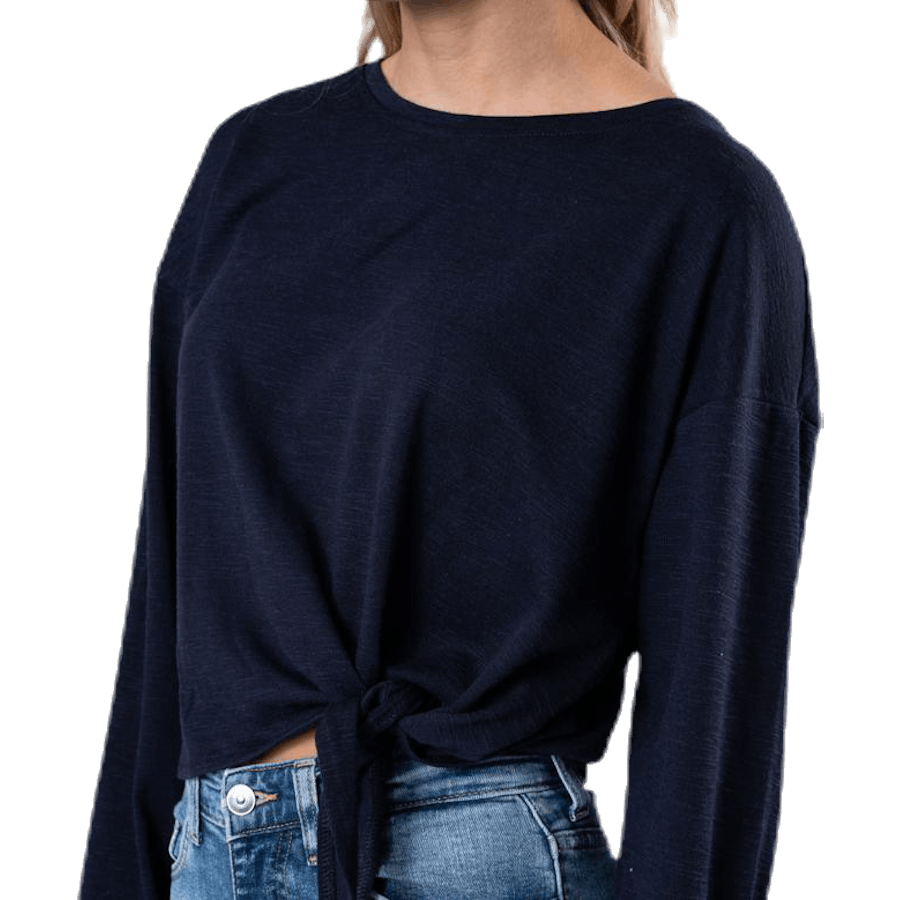 Azra L/S Twist Top Jrs Blue