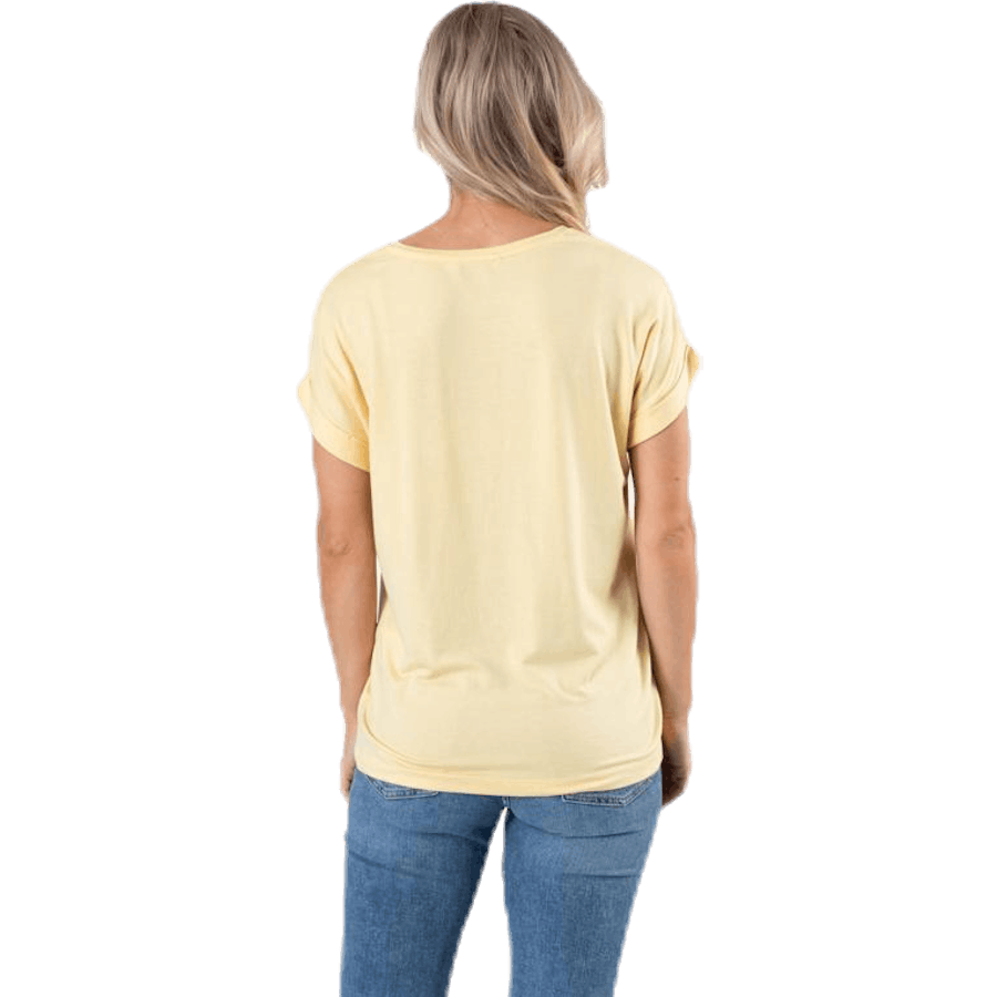 Moster S/S O-Neck Top Jrs Yellow