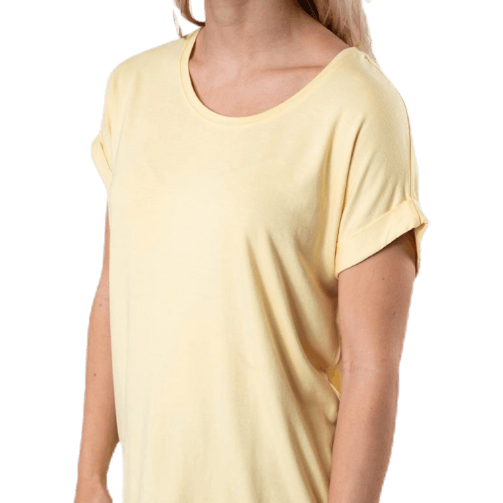 Moster S/S O-Neck Top Jrs Yellow