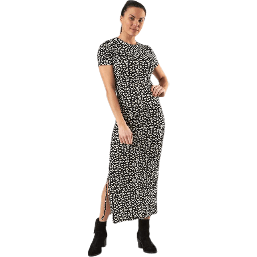 Sting S/S Rouching Dress Black