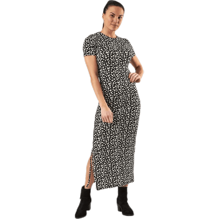 Sting S/S Rouching Dress Black