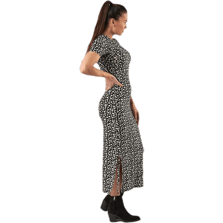 Sting S/S Rouching Dress Black