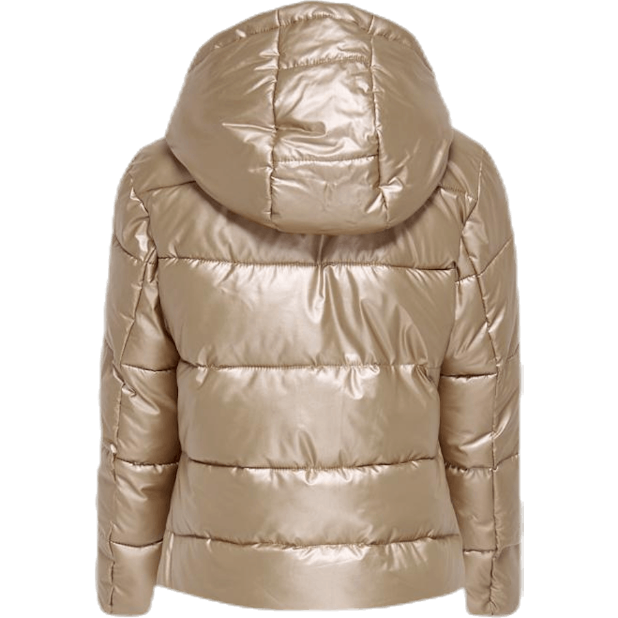 Savannah Metallic Puffer Brown