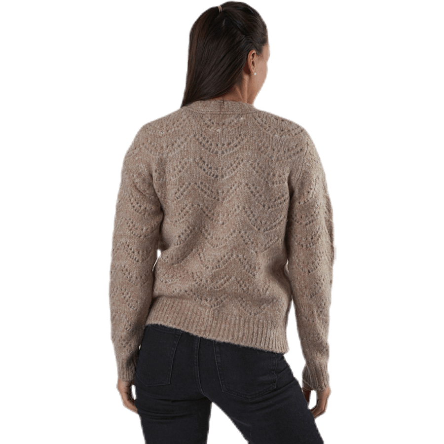 Bibi Ls  Knit Cardigan Beige