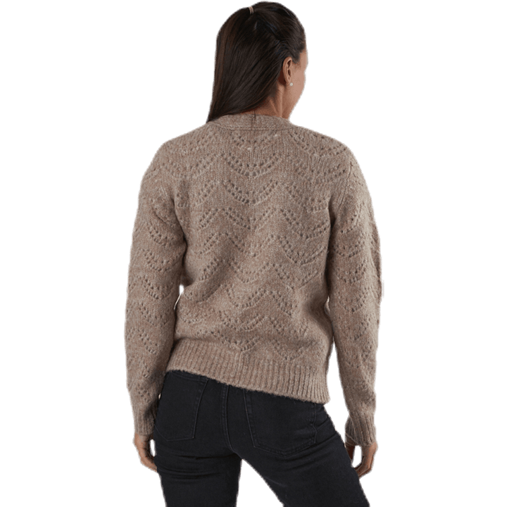 Bibi Ls  Knit Cardigan Beige