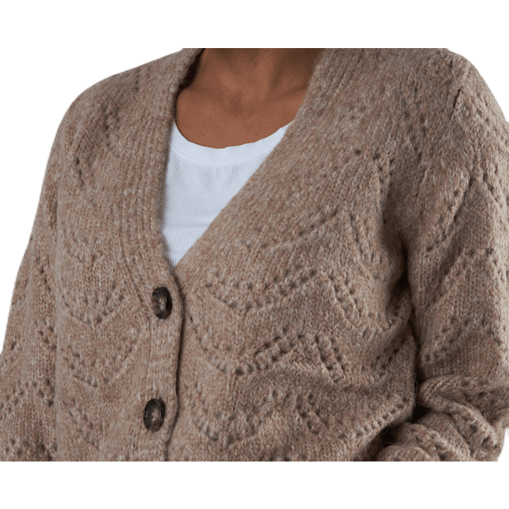 Bibi Ls  Knit Cardigan Beige