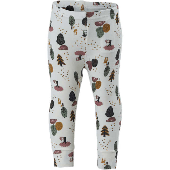 Willit Legging aus Wolle Weiß