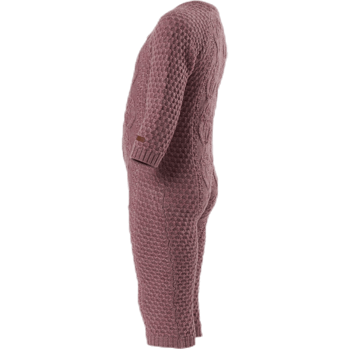 Wrilla Wool Ls Knit Suit Red
