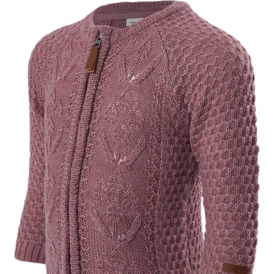 Wrilla Wool Ls Knit Suit Red