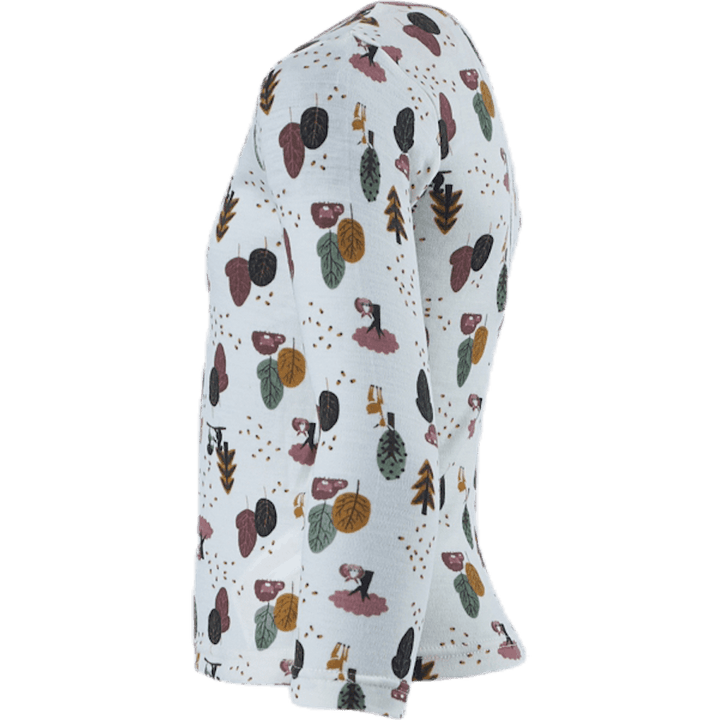 Willit Wool Ls Top White