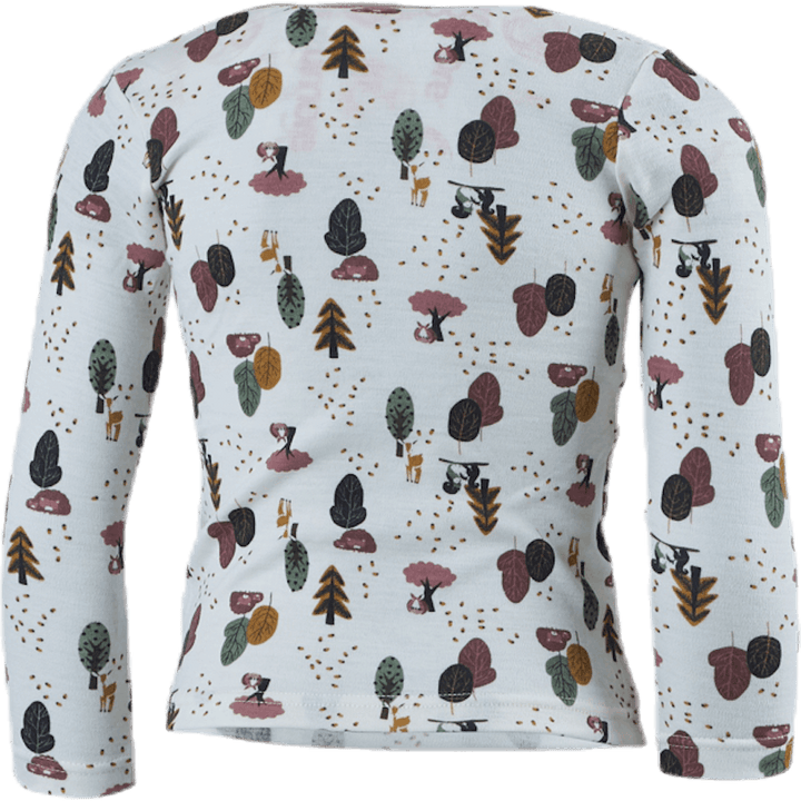 Willit Wool Ls Top White