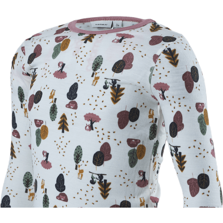 Willit Wool Ls Top White
