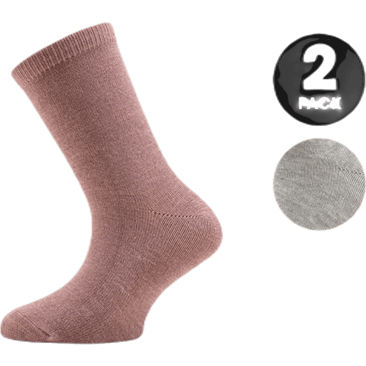 Wakta Wool/Vis 2P Sock Red