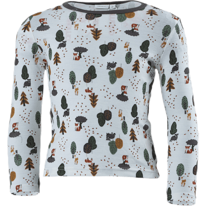 Willit Wool Ls Top White