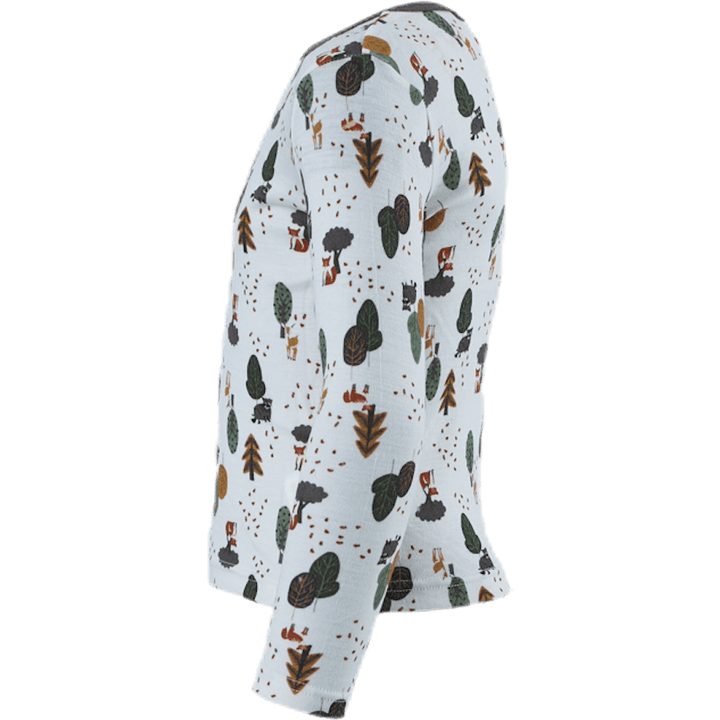 Willit Wool Ls Top White