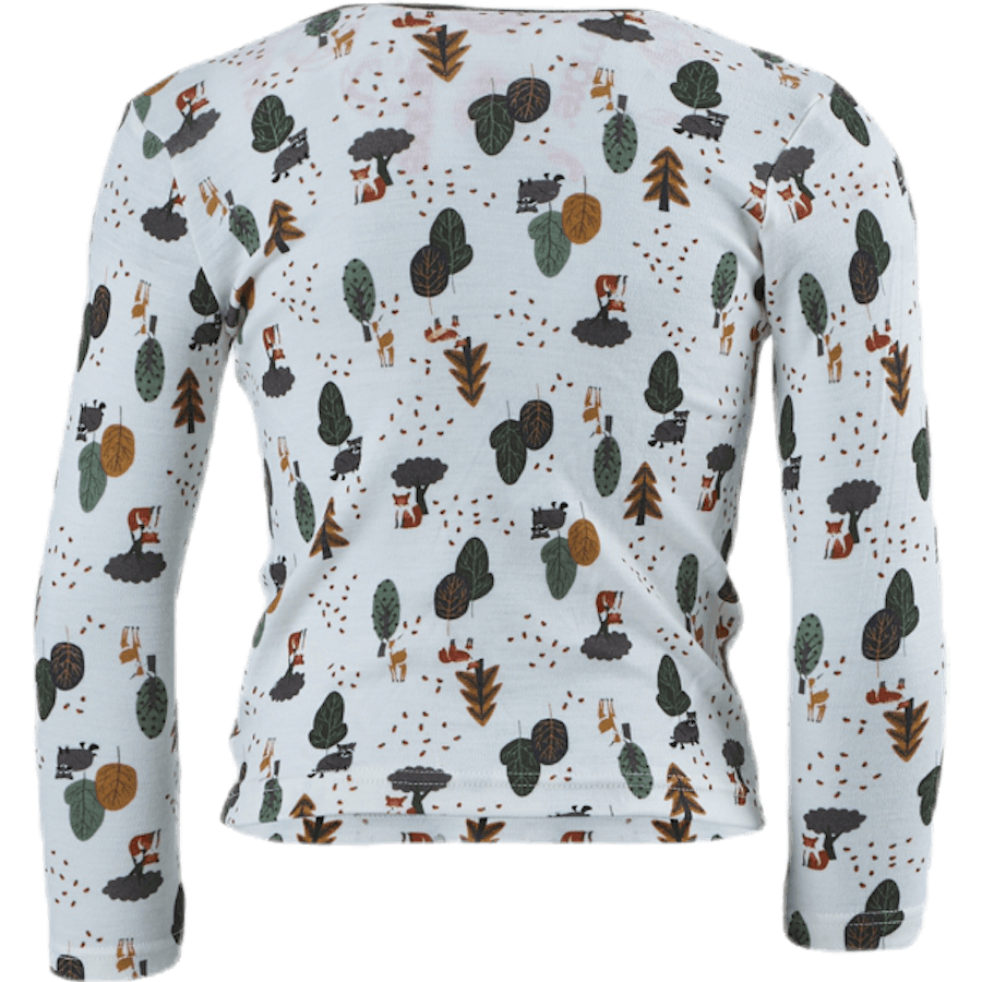 Willit Wool Ls Top White