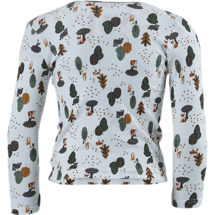 Willit Wool Ls Top White