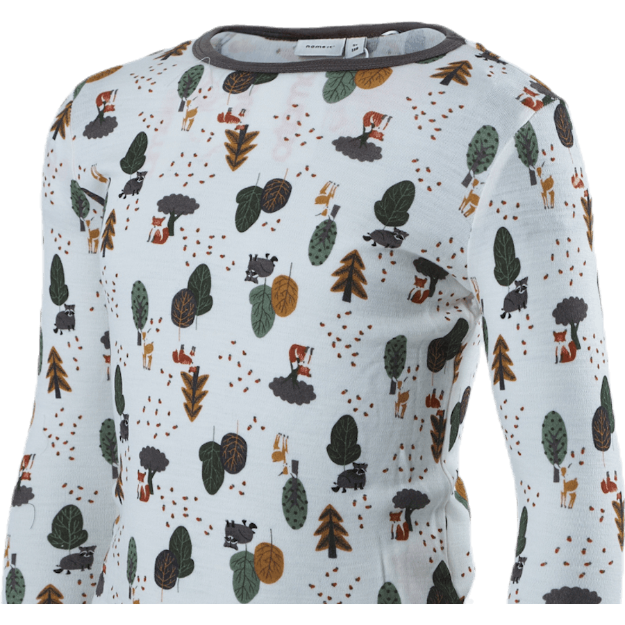 Willit Wool Ls Top White