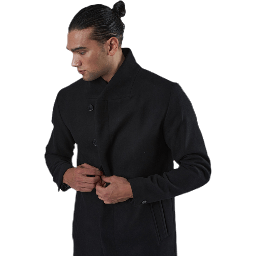 Cappotto in lana Collum nero