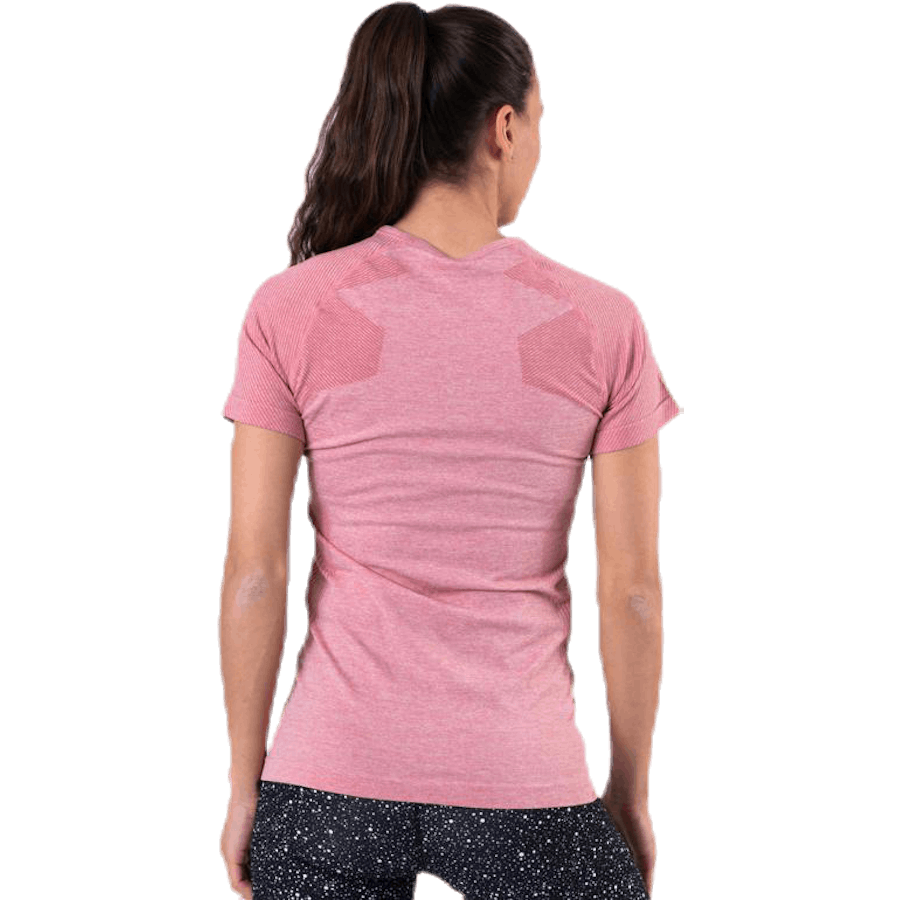 Vanilla Melange Seamless S/S Tee Pink
