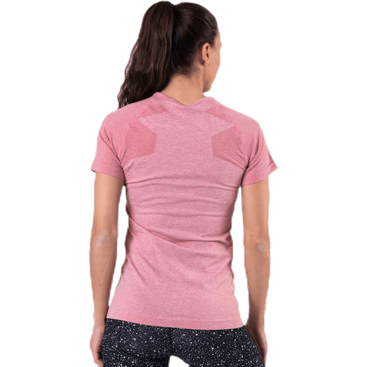Vanilla Melange Seamless S/S Tee Pink