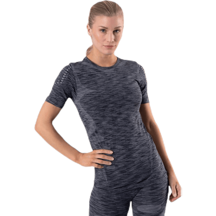 Ascoli Seamless Melange S/S Tee Black