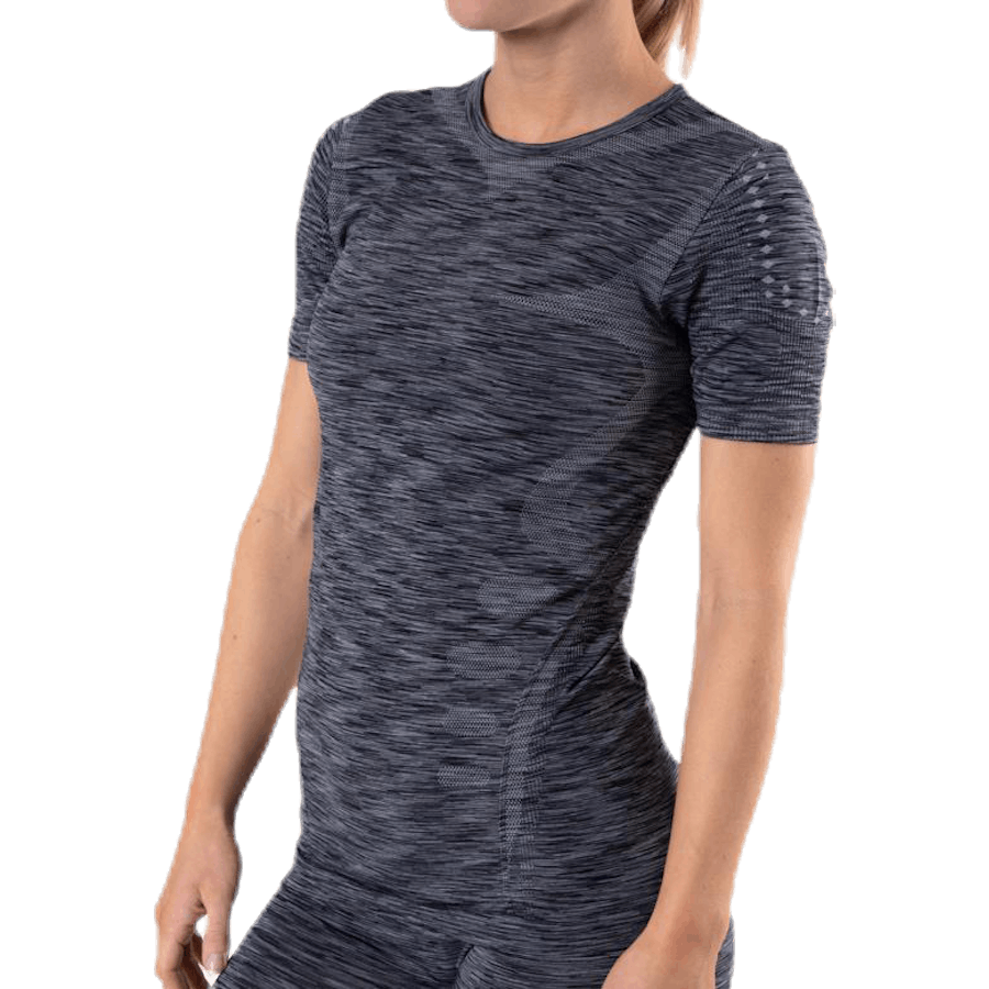 Ascoli Seamless Melange S/S Tee Black