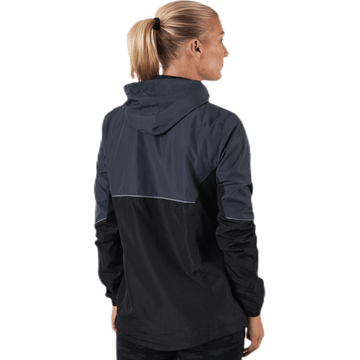 Lassie Running Jacket With Hood Black
