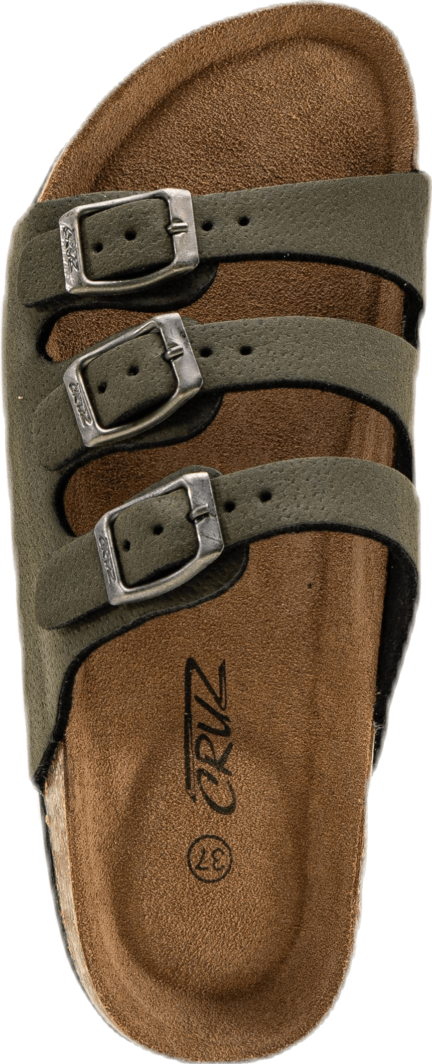Santa Cork Sandals Green
