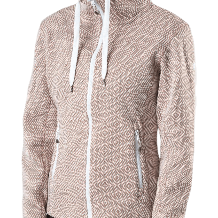 Freida Melange Fleece Jacket Beige