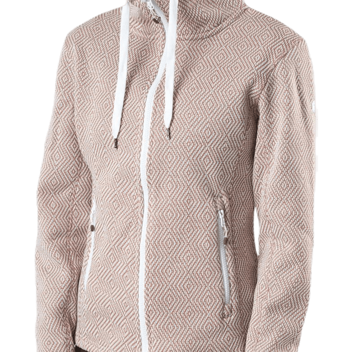 Freida Melange Fleece Jacket Beige