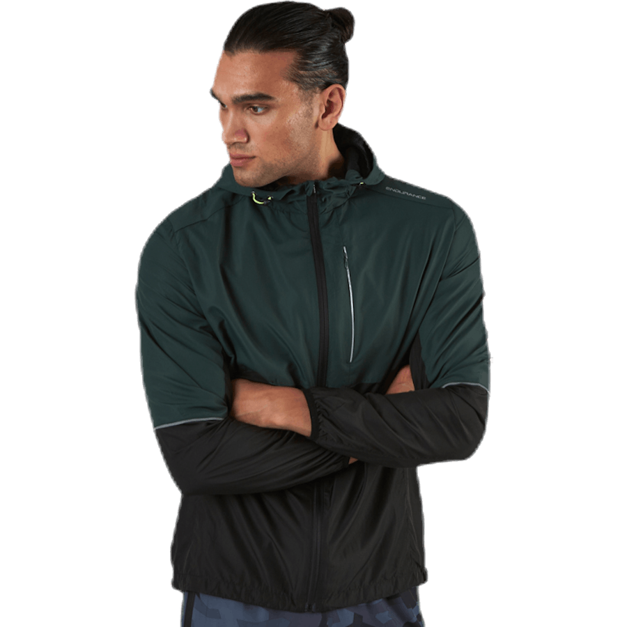 Thorow Running Jacket With Hood Green