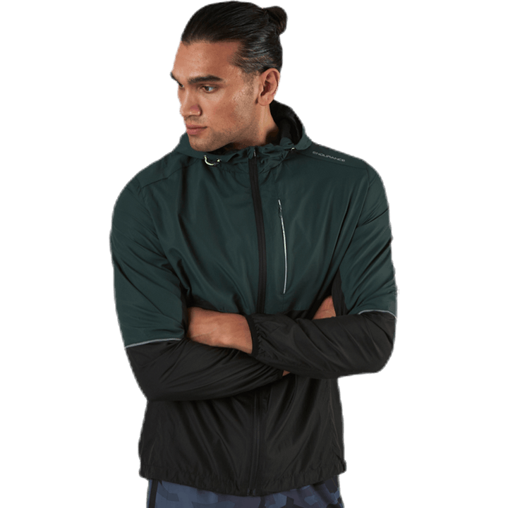 Thorow Running Jacket With Hood Green