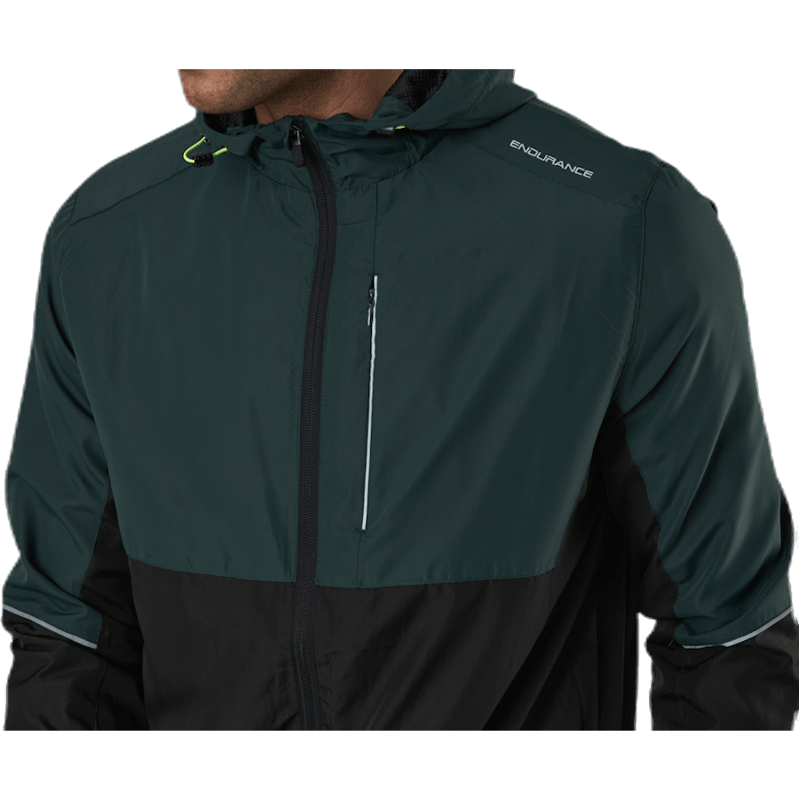 Thorow Running Jacket With Hood Green