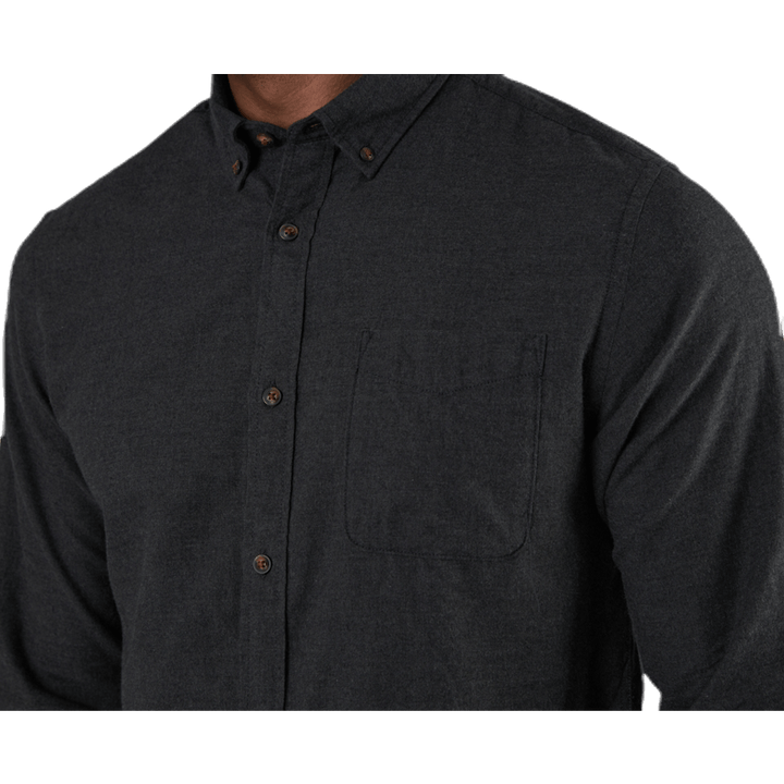 Klasická melanžová košile L/S Grey