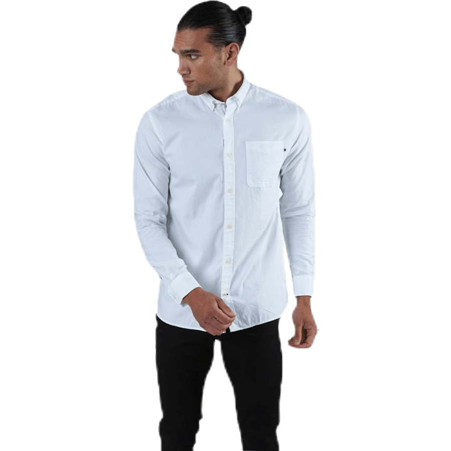 Classic Soft Oxford Shirt L/S White