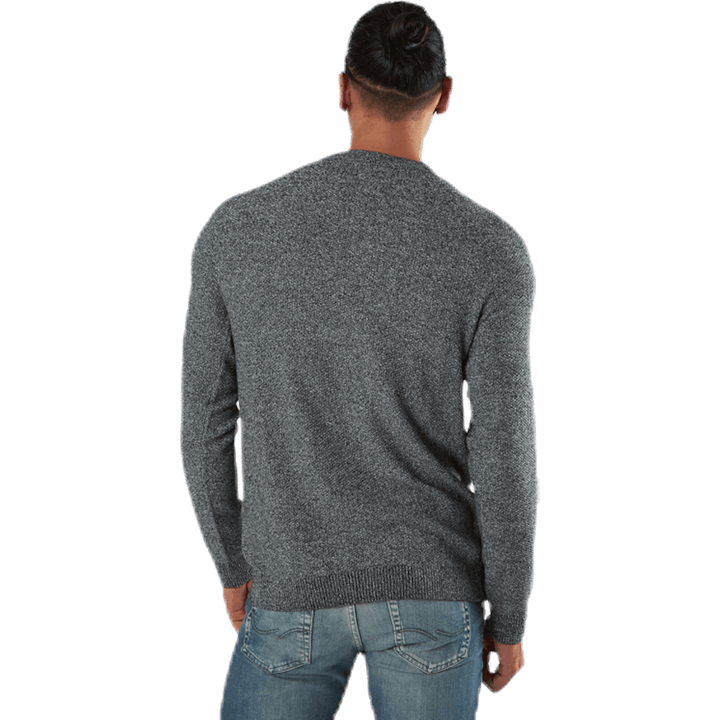Pull ras du cou en tricot Aaron noir