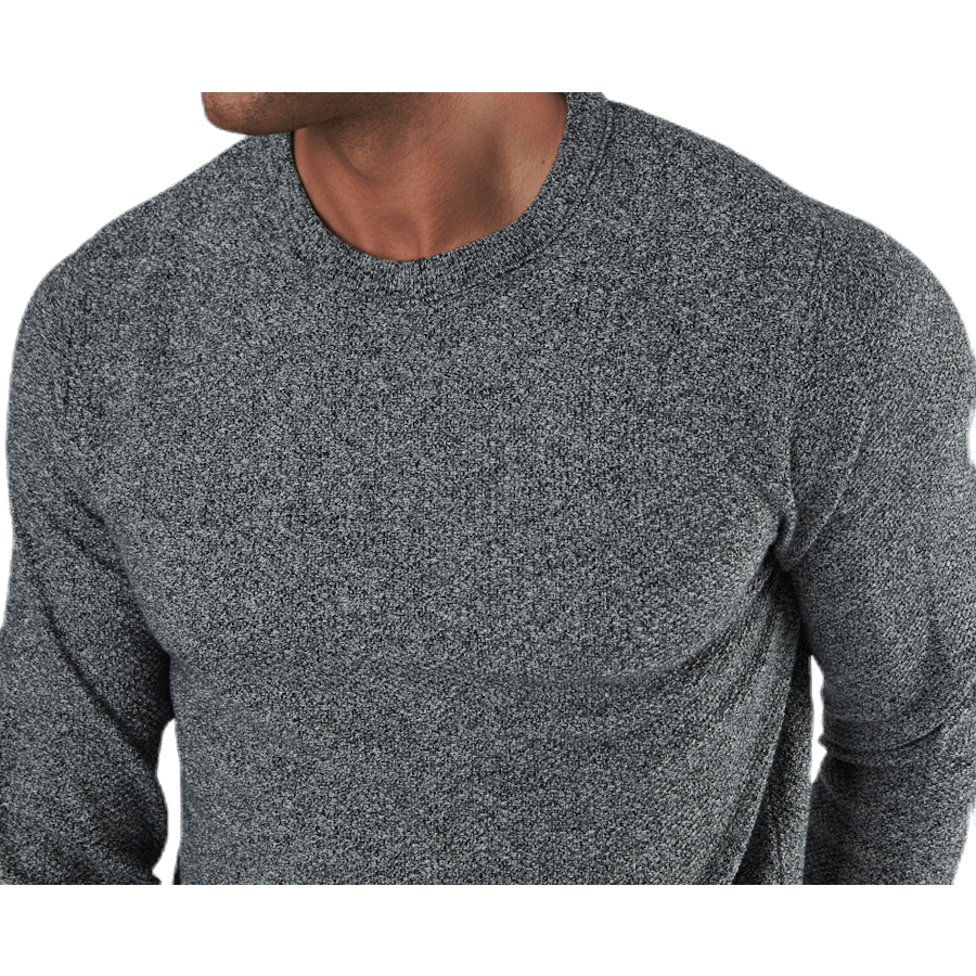 Pull ras du cou en tricot Aaron noir