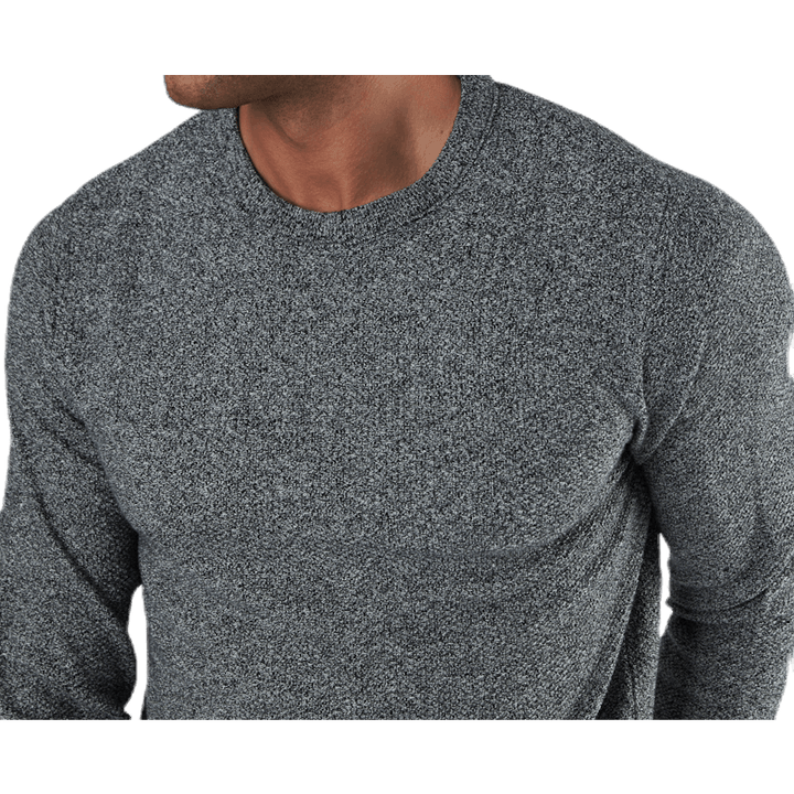 Pull ras du cou en tricot Aaron noir