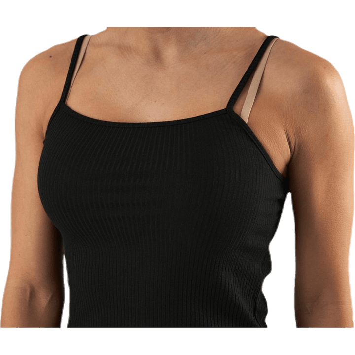 Larra Cropped Singlet Jrs Black