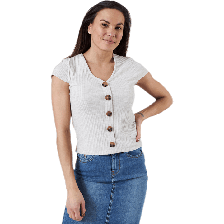Haut boutonné Nella S/S beige