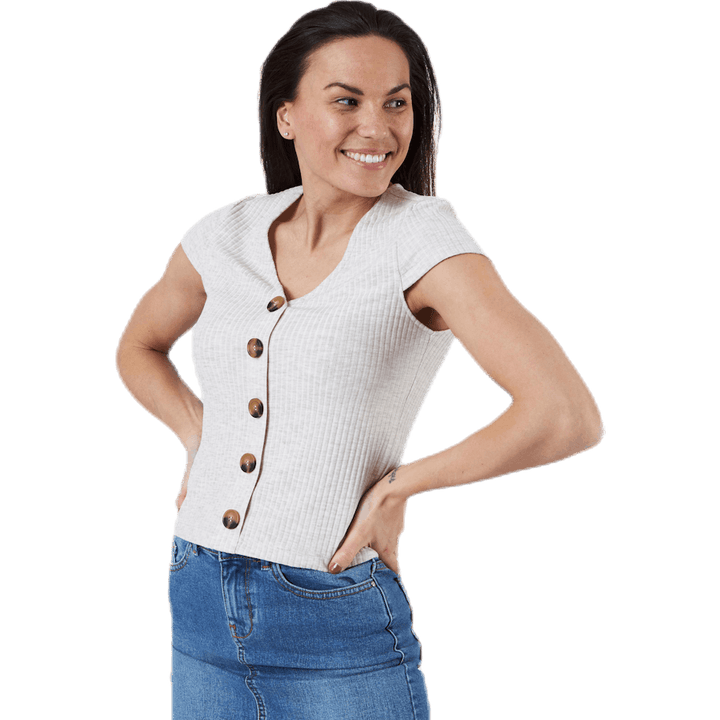 Haut boutonné Nella S/S beige