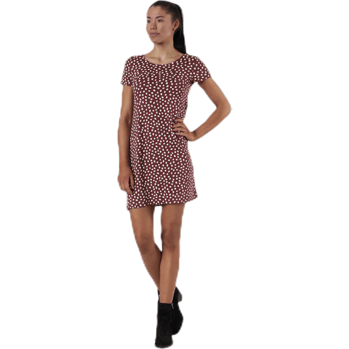 Bera Back Lace Up Abito da sera rosso