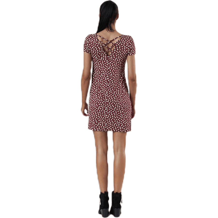 Bera Back Lace Up Abito da sera rosso