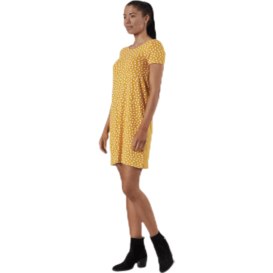 Bera Back Lace Up Abito da sera giallo